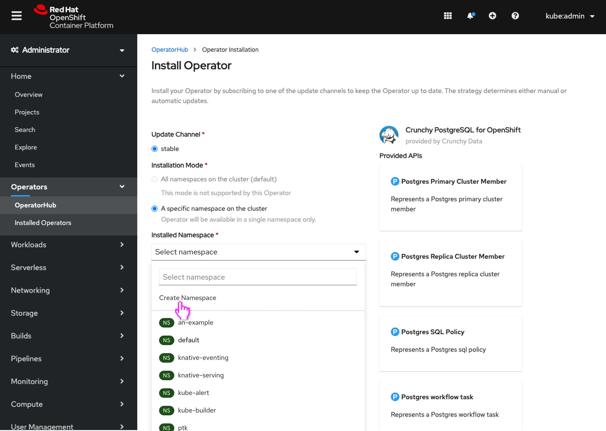 Cluster Operator Related Resources